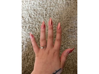 Pink And White / Blazin Nails