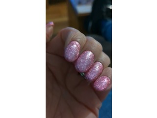 Pink Poppy Nails